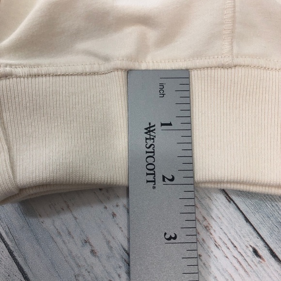 Lauren Ralph Lauren Ivory Cropped/Capri Sweatpants Medium - Picture 4 of 7